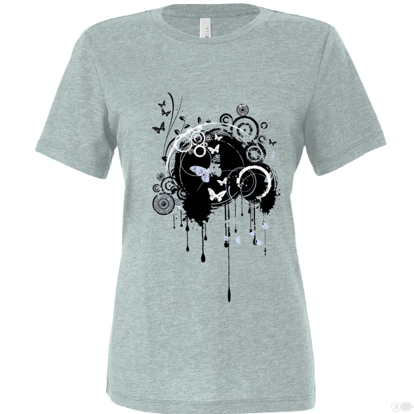 Dusty Blue Triblend - FRONT