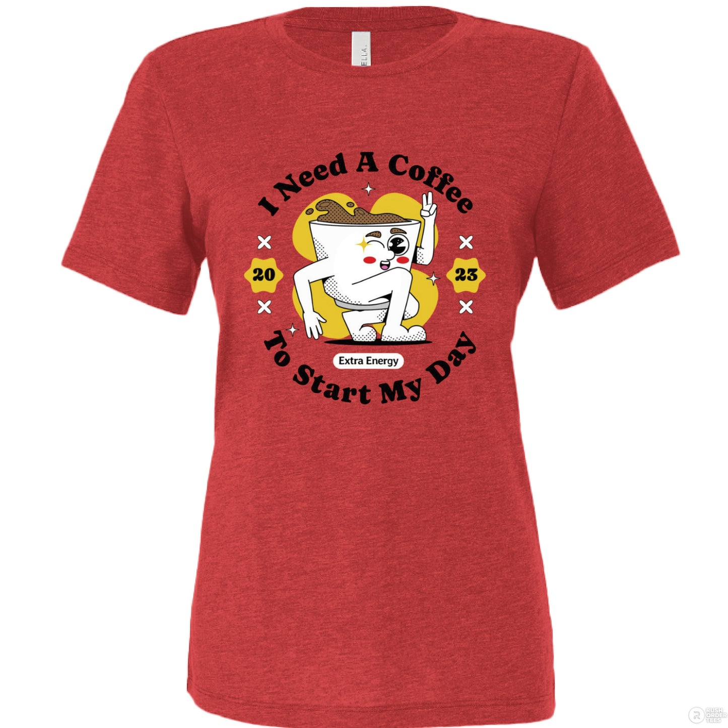 RED TRIBLEND - FRONT