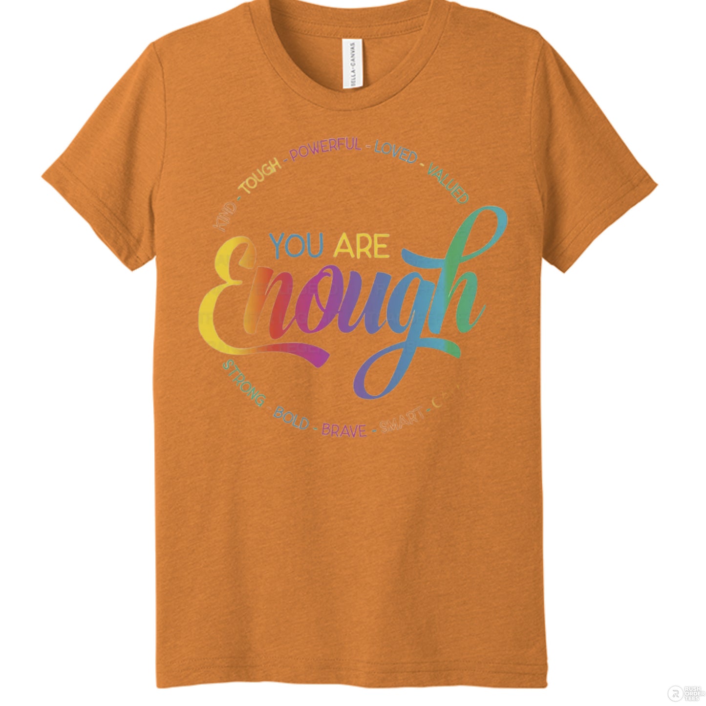 Orange Triblend - FRONT