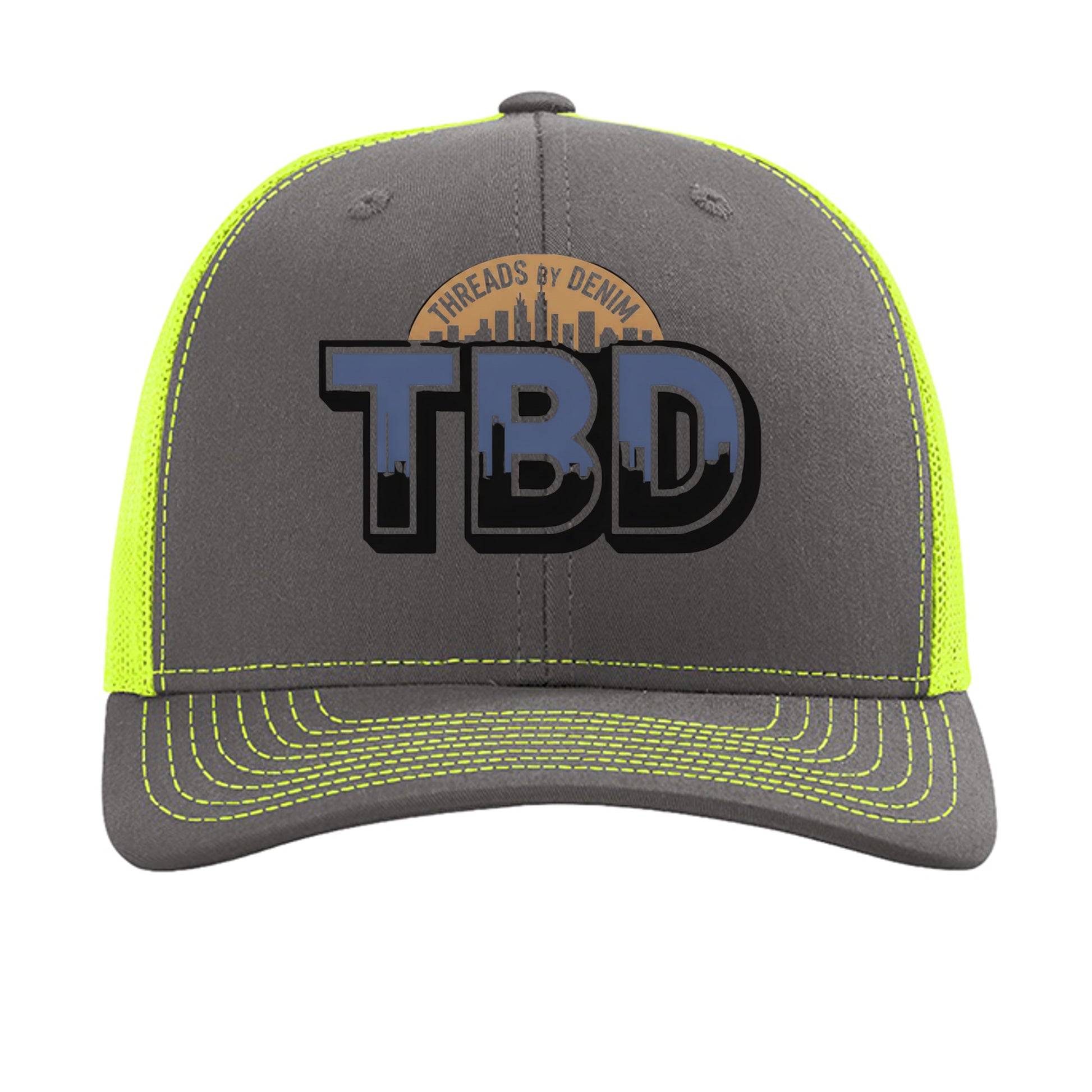Charcoal/ Neon Yellow - 112 - FRONT