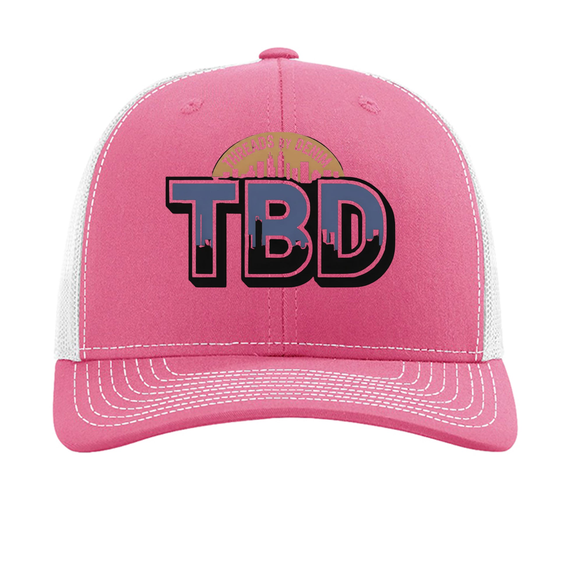 Hot Pink/ White - 112 - FRONT